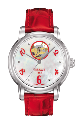Tissot Lady Heart Red Mother-of-Pearl